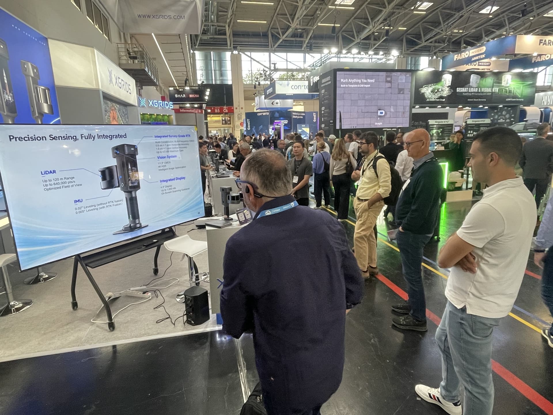 Lixel L3 integrated precision sensing presented at the XGRIDS booth